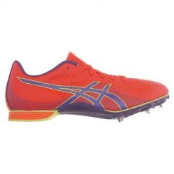 Buty do biegania damskie Asics Hyper Rocketgirl 7. Brązowe obuwie sportowe damskie Asics, bez wzorów, z materiału, do biegania. Za 375.00 zł.