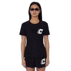 Koszulka damska Circle Sportswear Legend. Czarne koszulki sportowe damskie CIRCLE SPORTSWEAR, l, bez wzorów, z tkaniny, bez kołnierzyka, bez ramiączek, do biegania. Za 431.00 zł.