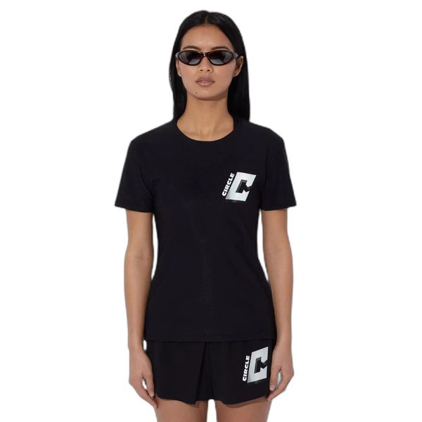 Koszulka damska Circle Sportswear Legend. Czarne koszulki sportowe damskie CIRCLE SPORTSWEAR, l, bez wzorów, z tkaniny, bez kołnierzyka, bez ramiączek, do biegania. Za 415.50 zł.