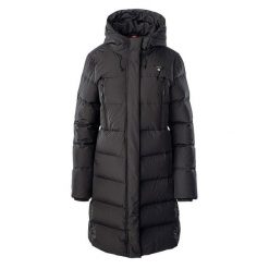 Damska Kurtka Zimowa Tialgo. Czarne kurtki damskie IGUANA, na zimę, xl, bez wzorów, z puchu, bez kaptura, trekkingowe. Za 636.99 zł.