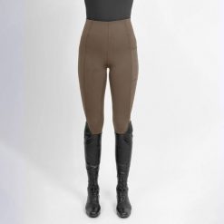 Damskie legginsy jeździeckie z pełną przyczepnością Easy Rider Livia. Czerwone legginsy damskie EASY RIDER, bez wzorów, z materiału. Za 308.50 zł.