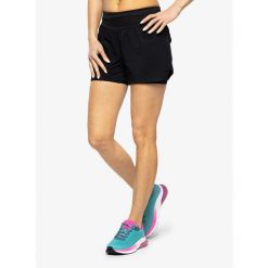 Spodenki do biegania damskie Under Armour Run Elite 2in1 Short. Czarne szorty sportowe damskie Under Armour, m, bez wzorów, sportowe, do biegania. Za 209.99 zł.