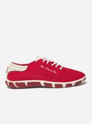 Buty sportowe damskie TBS Jazaria. Białe obuwie sportowe damskie TBS, bez wzorów, z dzianiny, tenisowe. Za 385.70 zł.