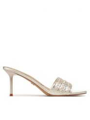 Aldo Klapki Eternally 13921978 Biały. Białe klapki damskie Aldo, bez wzorów, ze skóry, bez obcasa. Za 209.99 zł.