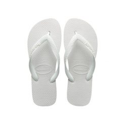 Klapki Havaianas Model 4000029 Kolor Biały. Białe klapki męskie Havaianas, z gumy. Za 95.50 zł.