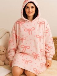 Bluza snuddie - różowy. Czerwone bluzy damskie Sinsay, bez wzorów, bez kaptura. Za 45.99 zł.