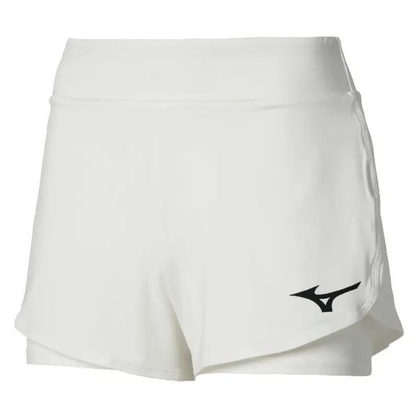 Szorty damskie Mizuno Flex. Białe szorty damskie Mizuno, xs, bez wzorów, z materiału. Za 94.99 zł.