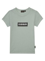 Napapijri T-Shirt Chamois NP0A4ILE D Zielony Regular Fit. Zielone t-shirty dla chłopców Napapijri, bez wzorów, z bawełny, bez ramiączek. Za 79.99 zł.