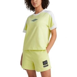 Limbo T-Shirt koszulka z krótkim rękawem - zielona. Białe koszulki sportowe damskie O'Neill, s, bez wzorów, bez kołnierzyka, bez ramiączek. Za 139.00 zł.