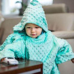 Kocyk z rękawami Baby Wrapi miętowy. Kocyki dla dzieci marki Pulp. Za 117.12 zł.