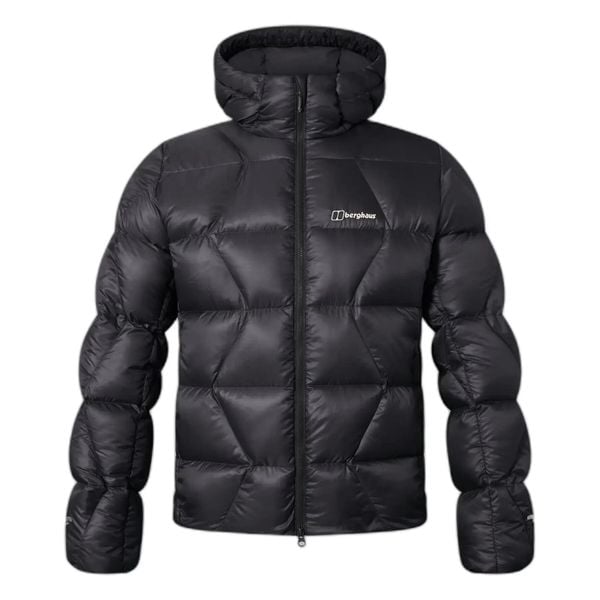 Kurtka puchowa Berghaus Explorer. Czarne kurtki męskie Berghaus, m, bez wzorów, z materiału, klasyczne, bez kaptura. Za 1,378.05 zł.