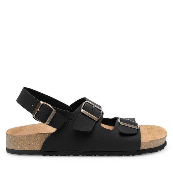 Sandały Inblu. Czarne sandały męskie Inblu, bez zapięcia. Za 77.99 zł.