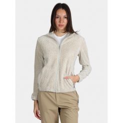 Sweter Damski Luhta Ikaala. Brązowe swetry damskie Luhta, bez wzorów, z polaru, sportowe, bez kołnierzyka, bez ramiączek, bez kaptura. Za 379.00 zł.