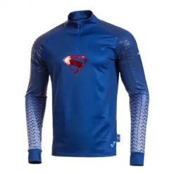 Bluza treningowa męska Joma Superman Warner Bros. Niebieskie bluzy męskie Joma, l, bez wzorów, z materiału, bez kaptura. Za 486.00 zł.