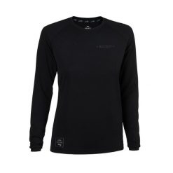 Koszulka rowerowa MTB damska Rocday Jersey Patrol Lady. Czarne bluzy sportowe damskie ROCDAY, l, bez wzorów, z jersey, bez kaptura, rowerowe. Za 144.99 zł.