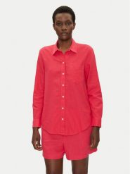 Gap Koszula 885287-14 Różowy Regular Fit. Czerwone bluzki damskie GAP, m, bez wzorów, ze lnu, bez kołnierzyka, bez ramiączek. Za 159.99 zł.