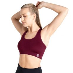 Stanik sportowy damski Don't Sweat It. Czerwone obuwie sportowe damskie Dare 2b, bez wzorów, z elastanu, na fitness i siłownię. Za 59.99 zł.