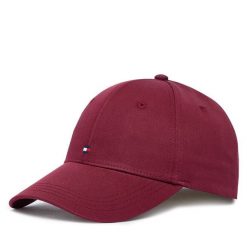Czapka z daszkiem Tommy Hilfiger. Czerwone czapki i kapelusze damskie Tommy Hilfiger, bez wzorów. Za 169.99 zł.