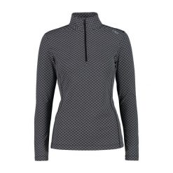 Damska bluza dresowa CMP. Czarne bluzy damskie CMP, xs, bez wzorów, z dresówki, bez kaptura. Za 260.55 zł.
