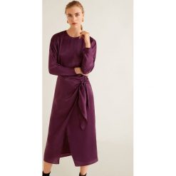 Mango - Sukienka Daiana. Szare sukienki damskie Mango, z materiału, casualowe, z okrągłym kołnierzem, z długim rękawem. Za 229.90 zł.