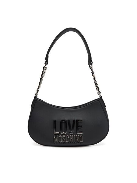 LOVE MOSCHINO Torebka JC4256PP0MKD000B Czarny. Czarne torebki do ręki damskie Love Moschino, bez wzorów, ze skóry, bez dodatków. Za 459.99 zł.
