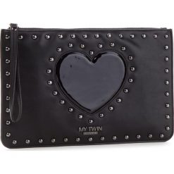 Torebka MY TWIN - Pochette RA8TFD Bic.Nero/Nero 01388. Czarne torebki do ręki damskie My Twin, ze skóry ekologicznej. Za 379.00 zł.