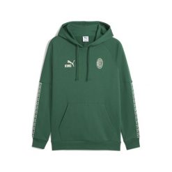 Męska bluza z kapturem AC Milan KING PUMA Vine Alpine Snow Green White. Białe bluzy męskie Puma, m, bez wzorów, z kapturem. Za 309.00 zł.