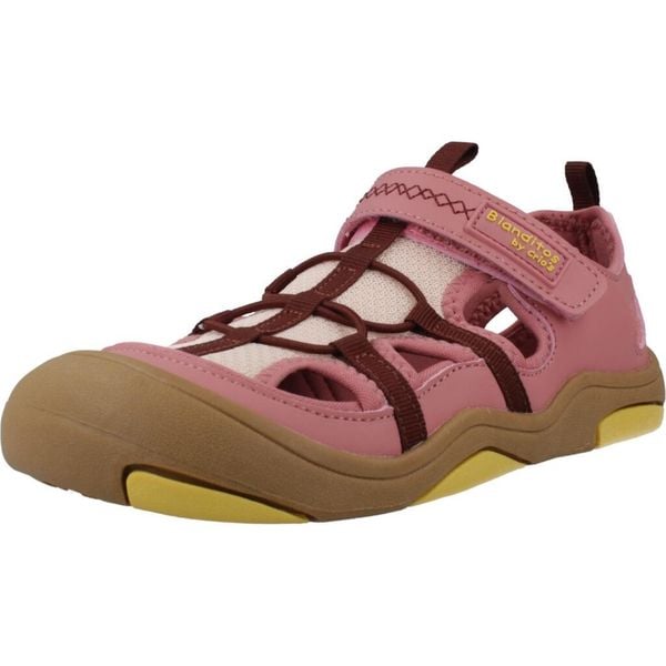 Sandały BLANDITOS OLIMPOBD Rose. Czerwone sandały damskie BLANDITOS BY CRIO'S, bez wzorów, z syntetyku, bez obcasa, bez zapięcia. Za 220.99 zł.