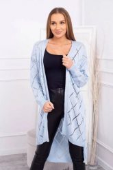 Sweter z geometrycznym wzorem niebieski. Niebieskie swetry damskie KESI, l, bez wzorów, z wełny, eleganckie, bez kołnierzyka, plus size, bez ramiączek, bez kaptura. Za 158.92 zł.