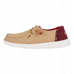 HEYDUDE Damskie Mokasyny Wendy Chambray Boho. Brązowe mokasyny damskie Hey dude, z materiału, boho. Za 199.00 zł.