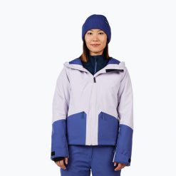 Kurtka narciarska damska Rossignol Rochrun Insulated. Fioletowe kurtki snowboardowe damskie Rossignol, bez wzorów, bez kaptura, narciarskie. Za 1,169.00 zł.