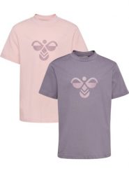Koszulka dla dziewczynki Hummel Tukas (x2). Czerwone t-shirty i topy dla dziewczynek Hummel, bez wzorów, z bawełny, bez ramiączek. Za 150.50 zł.