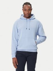 BOSS Bluza WeSmallhood 50514530 Niebieski Regular Fit. Niebieskie bluzy męskie Boss, m, bez wzorów, z bawełny, bez kaptura. Za 439.99 zł.