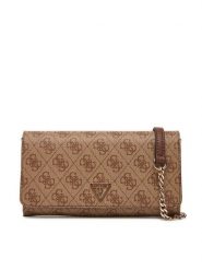 Guess Torebka Noelle II Mini HWBG96 72750 Brązowy. Brązowe torebki do ręki damskie Guess, z aplikacjami, ze skóry, wizytowe, bez dodatków. Za 309.99 zł.