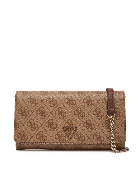 Guess Torebka Noelle II Mini HWBG96 72750 Brązowy. Brązowe torebki do ręki damskie Guess, z aplikacjami, ze skóry, wizytowe, bez dodatków. Za 219.99 zł.