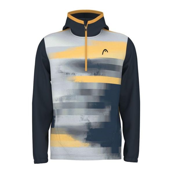 Bluza z kapturem męska TOPSPIN. Niebieskie bluzy męskie Head, m, bez wzorów, z bawełny, z kapturem. Za 326.45 zł.