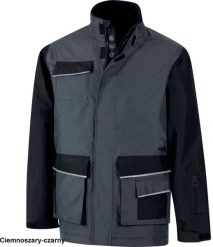 PALMA - KURTKA NIEPRZEMAKALNA - PŁÓTNO OXFORD MEMBRANA TPU 2 WARSTWY - granatowo-czarny 3XL. Czarne kurtki męskie DELTA PLUS, m, bez wzorów, bez kaptura. Za 455.38 zł.