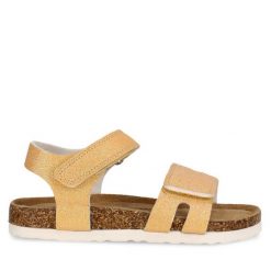 Sandały ZigZag. Żółte sandały dziewczęce Zigzag, bez zapięcia. Za 129.99 zł.