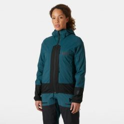 Damska wodoodporna kurtka z kapturem Helly Hansen W Odin Bc Lt. Zielone kurtki damskie Helly Hansen, l, bez wzorów, z kapturem. Za 1,152.50 zł.