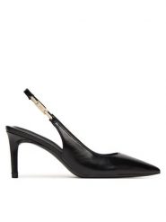 BOSS Szpilki Gracey 50548596 Czarny. Czarne szpilki damskie Boss, bez wzorów, ze skóry, bez obcasa, bez zapięcia. Za 659.99 zł.