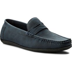 Mokasyny LANETTI - MYL8054S-2 Granatowy. Mokasyny męskie marki Lanetti. Za 99.99 zł.