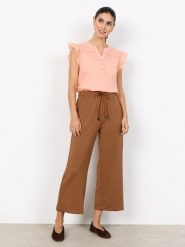 Soyaconcept® spodnie dresowe Kobiety Sztuczne włókno brązowy, XXL. Brązowe spodnie dresowe damskie xxl, bez wzorów, z dresówki. Za 139.95 zł.
