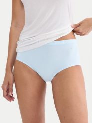 Triumph Figi klasyczne z wysokim stanem Smart Natural 10211539 Niebieski. Niebieskie figi damskie Triumph, bez wzorów. Za 69.99 zł.