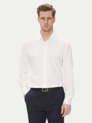 BOSS Koszula P-Hank 50503356 Biały Slim Fit. Białe koszule męskie Boss, m, bez wzorów, z syntetyku, biznesowe, bez kołnierzyka, bez ramiączek. Za 259.99 zł.