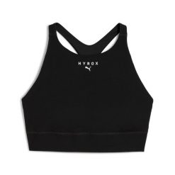 Biustonosz dla kobiet Puma Shapeluxe X Hyrox. Czarne obuwie sportowe damskie Puma, bez wzorów, na fitness i siłownię. Za 262.00 zł.