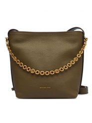 MICHAEL Michael Kors Torebka 30T6AUEM5L Zielony. Zielone torebki do ręki damskie MICHAEL Michael Kors, bez wzorów, ze skóry, bez dodatków. Za 1,329.00 zł.