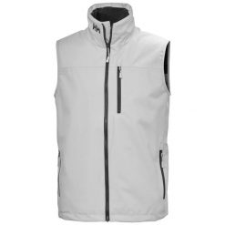 Kurtka wodoodporna bez rękawów Helly Hansen Crew 2.0. Szare kurtki męskie Helly Hansen, m, bez wzorów, z polaru, bez kaptura. Za 648.15 zł.