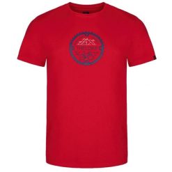 T-shirt męski Loap Alger Red. Czerwone t-shirty męskie LOOP, m, bez wzorów, klasyczne, bez kołnierzyka. Za 59.32 zł.