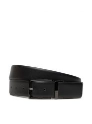 Guess Pasek Męski BMCMCL P4435 Czarny. Czarne paski damskie Guess, z aplikacjami, ze skóry. Za 199.99 zł.