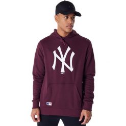 Bluza z kapturem New Era Nos Mlb Regular Hoodie, Mężczyźni. Fioletowe bluzy męskie New Era, m, bez wzorów, z bawełny, z kapturem. Za 390.00 zł.